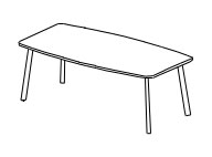 Конференц стол 210x110